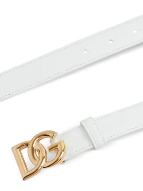 Dolce & Gabbana logo-buckle belt - White - zdjęcie produktu nr 2