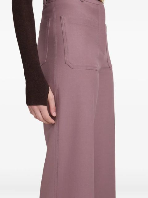 Victoria Beckham Alina pocket-detail trousers - Pink - zdjęcie produktu nr 2
