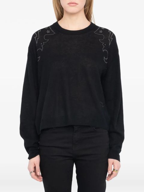 Zadig&Voltaire Swapy cashmere Sweater - Black