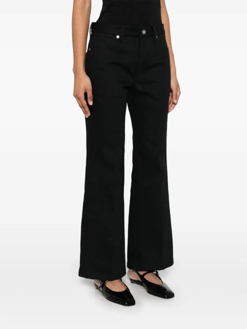 Jil Sander flared jeans - Black