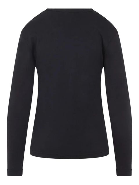 LEMAIRE ribbed crew-neck top - Blue - zdjęcie produktu nr 2