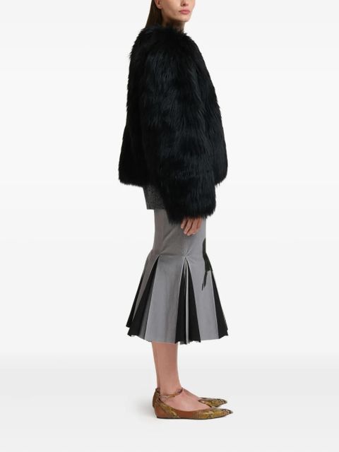Marni shearling fluffy jacket - Black - zdjęcie produktu nr 2