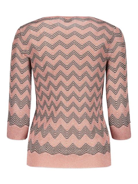 Missoni zigzag-woven top - Pink - zdjęcie produktu nr 2