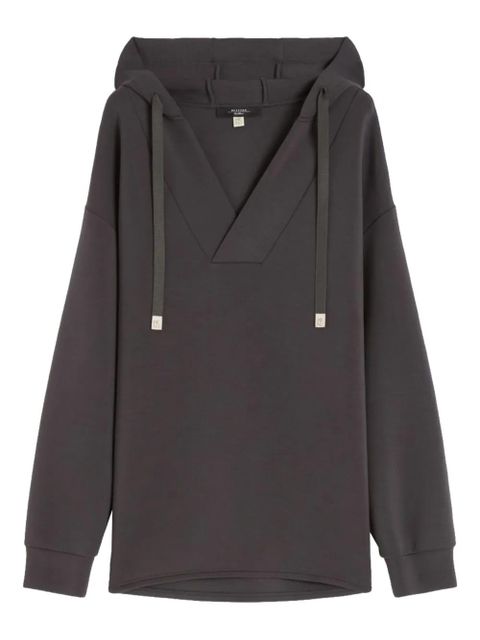 Weekend Max Mara V-neck hoodie - Grey