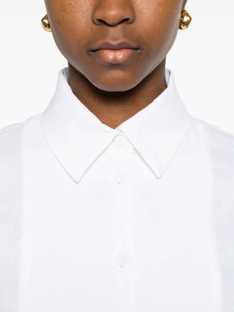 Max Mara belted midi dress - White