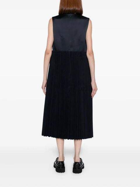 Comme Des Garçons pleated dress - Blue