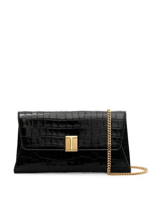 TOM FORD croc-embossed leather shouder bag - Black - zdjęcie produktu nr 1