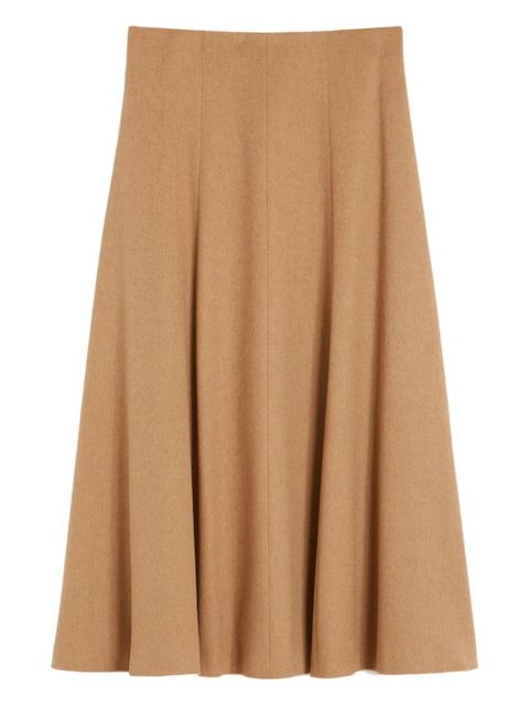 Max Mara panelled flared midi skirt - Brown - zdjęcie produktu nr 1