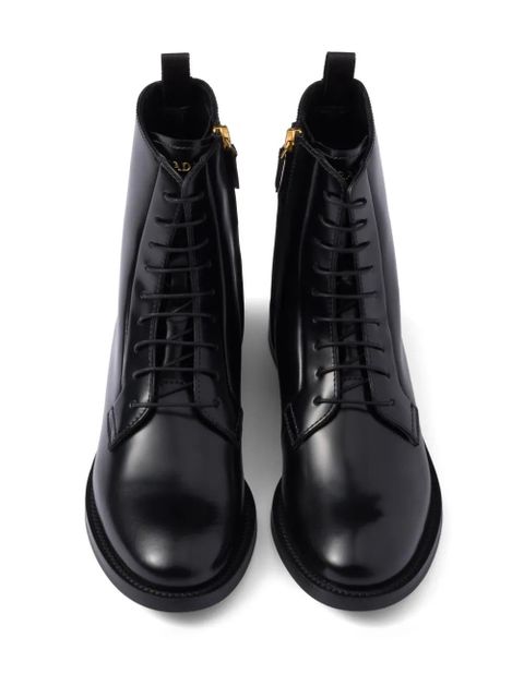Prada leather boots - Black - zdjęcie produktu nr 2