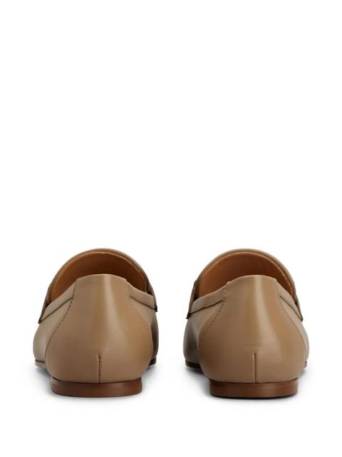 Tod's leather loafers - Neutrals