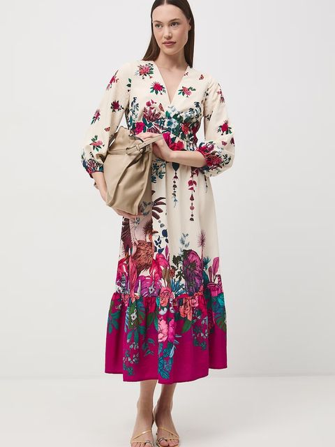 Medicine sukienka rozkloszowana z wiskozą - zdjęcie produktu nr 1