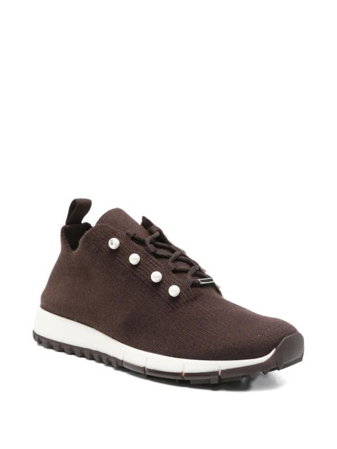 Jimmy Choo Veles knitted sneakers - Brown