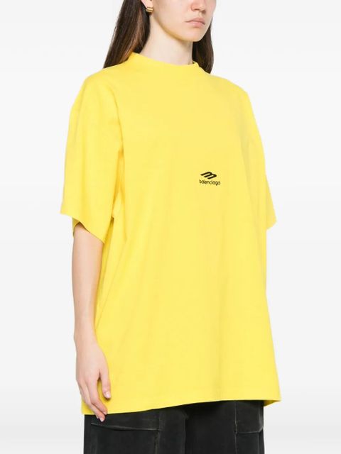 Balenciaga logo T-shirt - Yellow