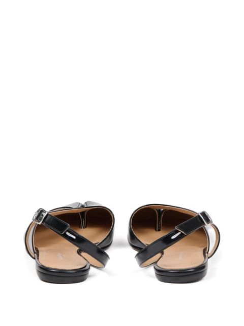 Maison Margiela Tabi slingback flat pumps - Black