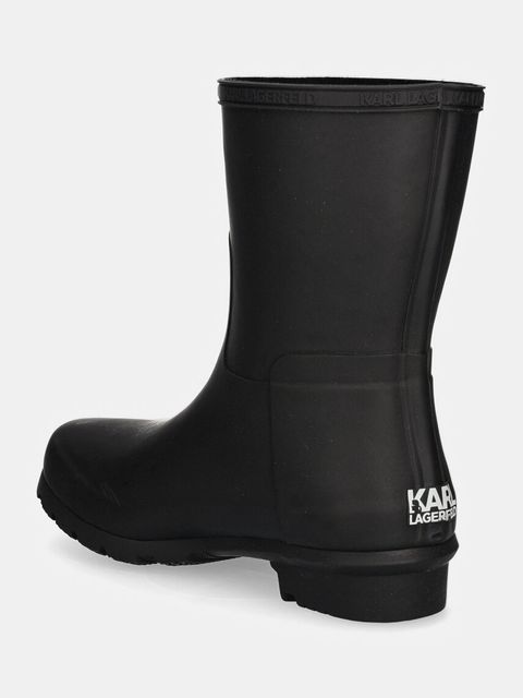 Karl Lagerfeld kalosze KALOSH damskie kolor czarny KL47073T