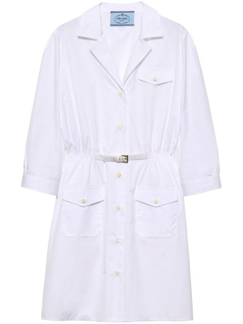 Prada poplin mini dress - White - zdjęcie produktu nr 1