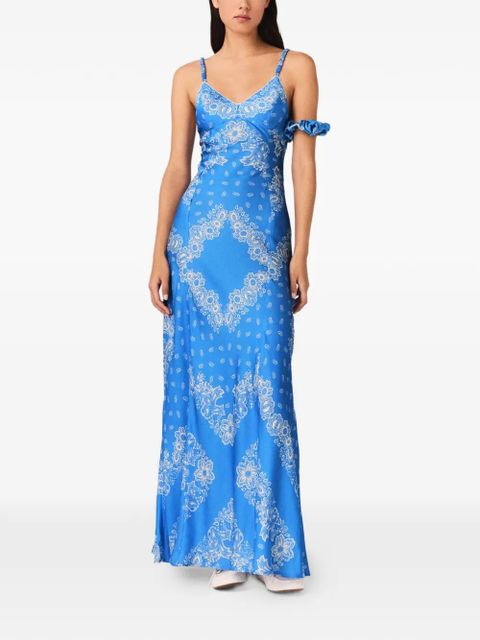 Maje floral maxi dress - Blue - zdjęcie produktu nr 2
