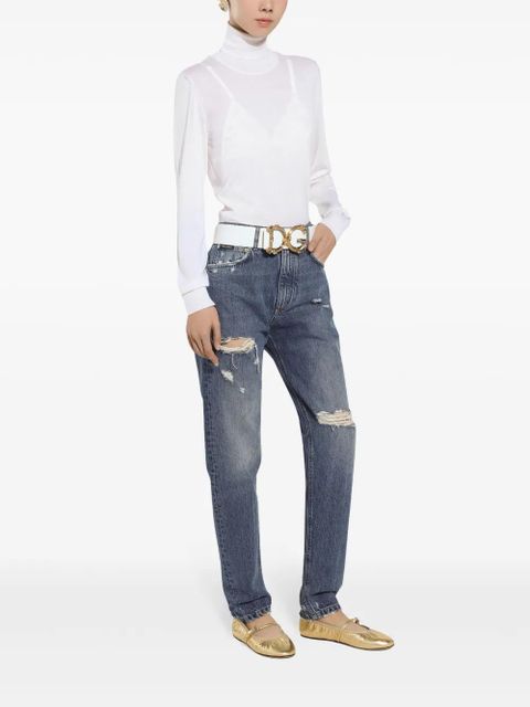 Dolce & Gabbana DNA roll-neck sweater - White - zdjęcie produktu nr 2