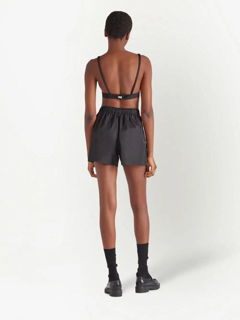 Prada Re-Nylon triangle-logo shorts - Black