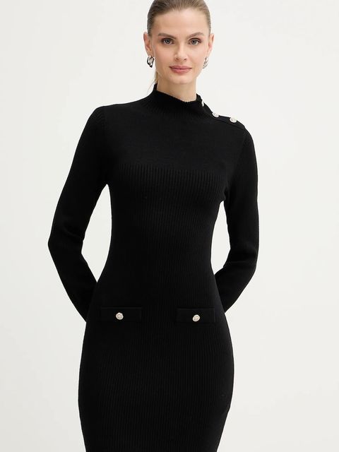 Morgan sukienka kolor czarny mini dopasowana RMAGIC - zdjęcie produktu nr 1