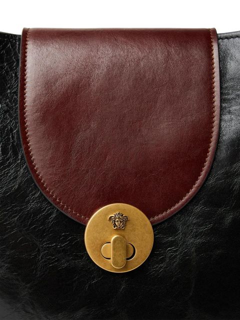 Versace Vivian leather shoulder bag - Black