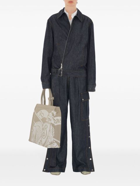 Burberry small Equestrian Knight tote bag - Neutrals