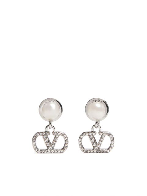 Valentino Garavani VLogo Signature earrings - Silver