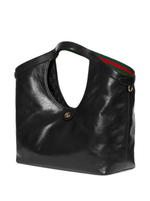 Gucci large Giglio black tote bag