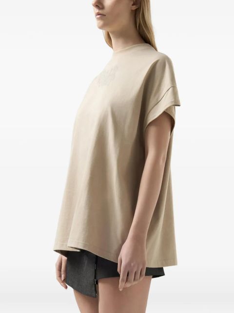 GCDS Apple-print T-shirt - Neutrals