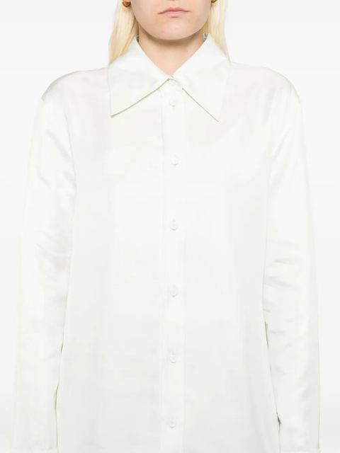Jil Sander flared shirt - Green