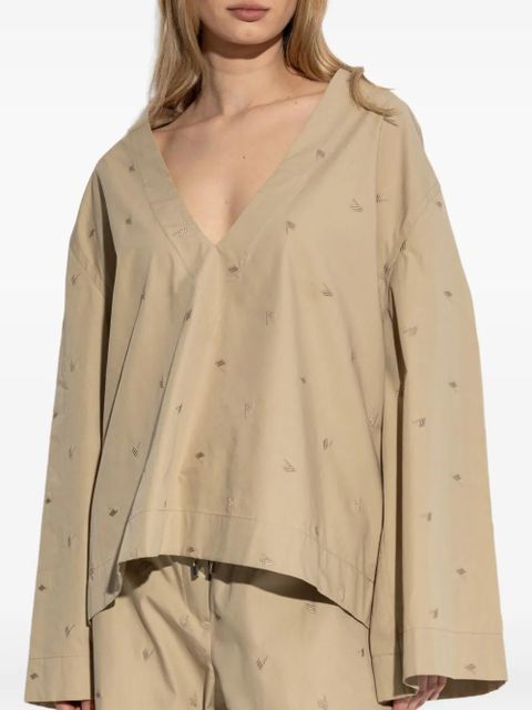 The Attico Estate Meravigliosa blouse - Neutrals - zdjęcie produktu nr 2