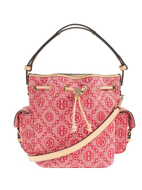 Tory Burch T-Monogram bucket bag - Red - zdjęcie produktu nr 1