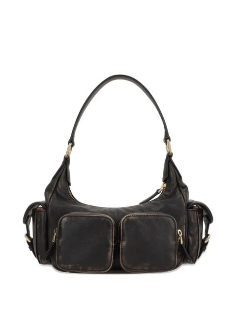 Miu Miu lambskin tote bag - Brown - zdjęcie produktu nr 2