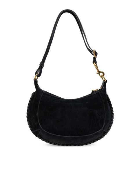 ISABEL MARANT Oskan Moon suede shoulder bag - Black