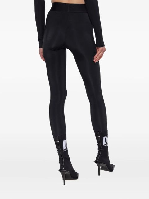 Diesel Adeline logo-waistband leggings - Black