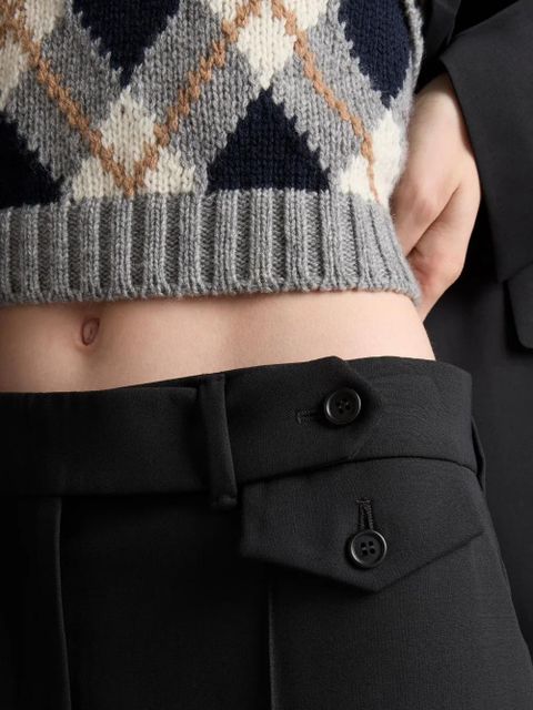 Prada wool trousers - Black - zdjęcie produktu nr 2