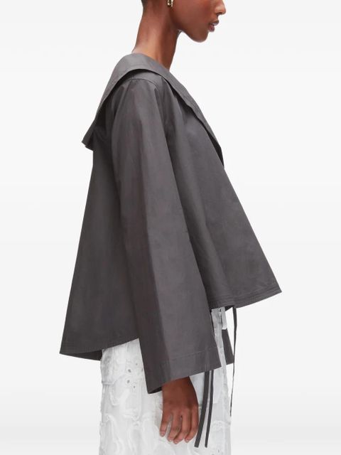 3.1 Phillip Lim wide collar tie blouse - Grey