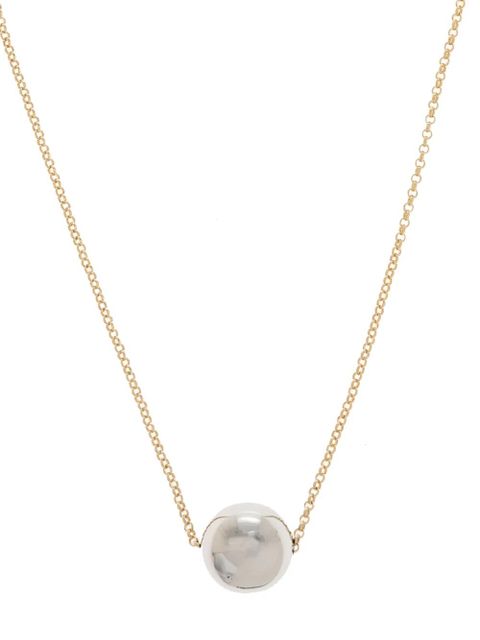 ISABEL MARANT sphere chain necklace - Gold
