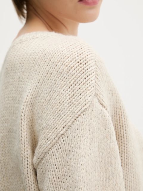 Hollister Co. sweter damski kolor beżowy KI350-5072