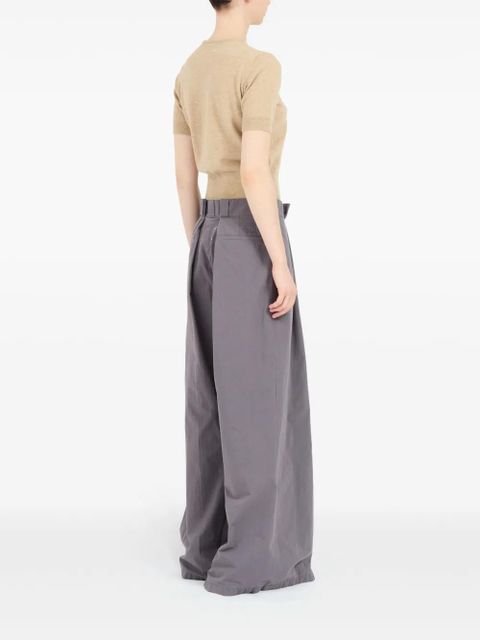 Maison Margiela four-stitch palazzo trousers - Grey