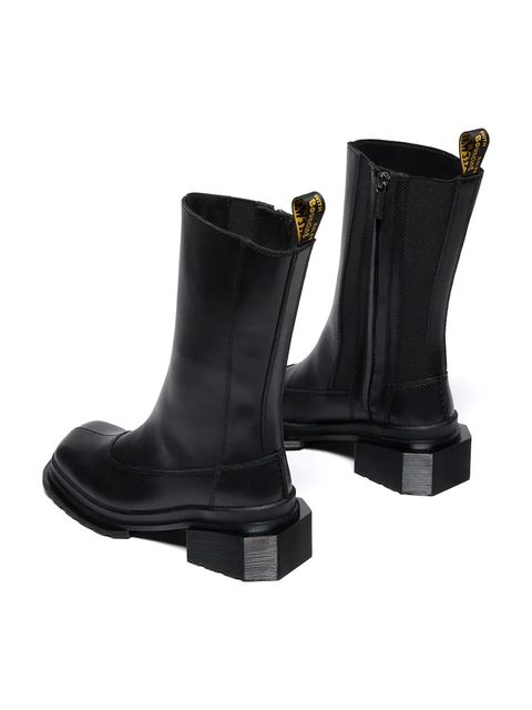 Dr. Martens botki skórzane Maybole Hi damskie kolor czarny na słupku DM41993001