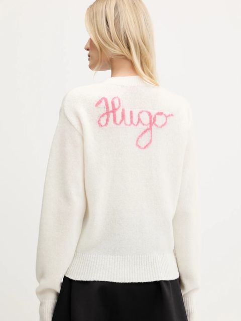 HUGO sweter wełniany Solanu