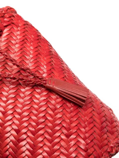 DRAGON DIFFUSION Pompom Double Jump bucket bag - Red