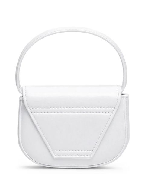 Diesel 1DR XS leather crossbody bag - White