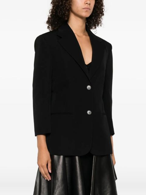 Givenchy three-button notched-lapel jacket - Black