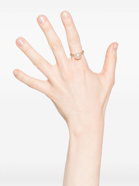 Valentino Garavani VLogo Signature faux-pearl ring - Gold - zdjęcie produktu nr 2