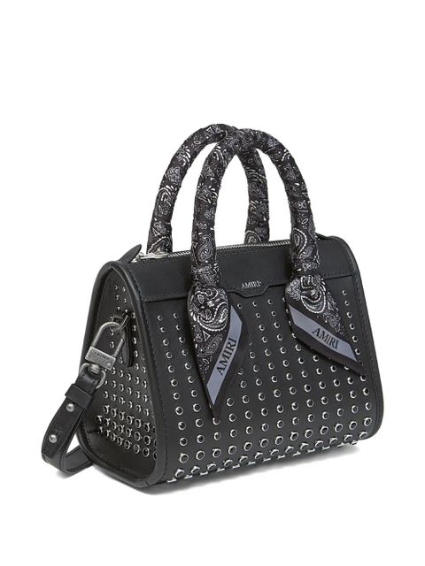 AMIRI stud micro triangle satchel bag - Black