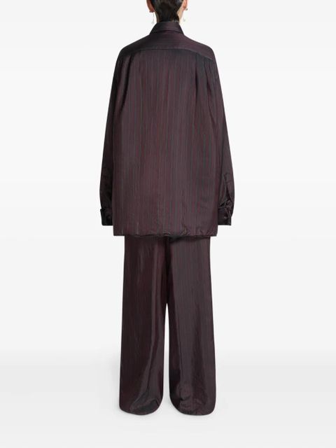 DRIES VAN NOTEN striped shirt - Red