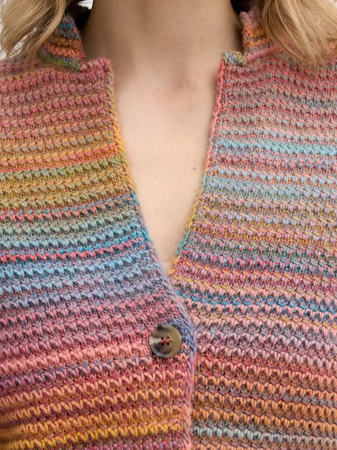 United Colors of Benetton kardigan z dodatkiem wełny kolor różowy 105CD6880