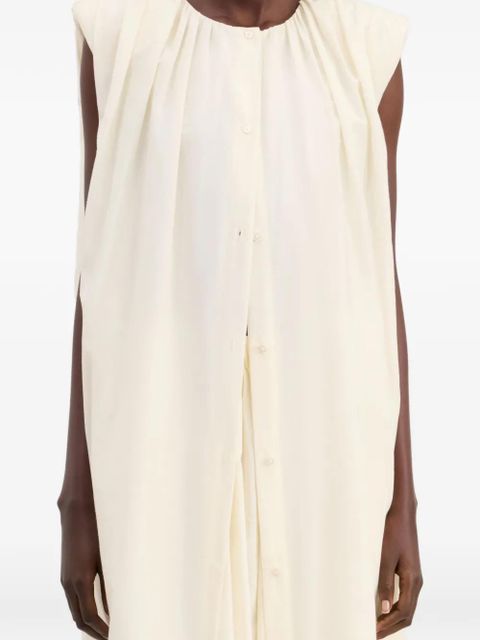 LouLou de Saison button-fastening midi dress - Neutrals
